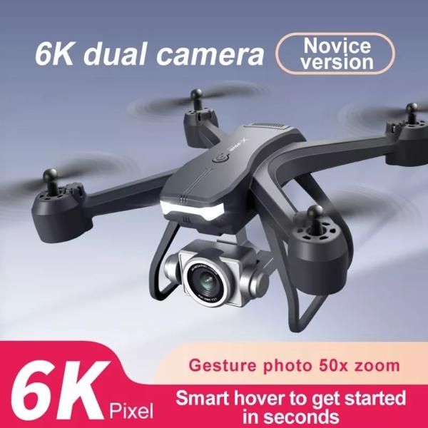 Professional Drone 6K HD Dual Camera Wifi FPV Portable RC Quadcopter 2 BATTERY,Drones suitable for adults/beginners.Logistics is randomly sent by UPS/UNI/USPS/.GOFO