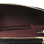 Caviar Quilted Top Handle Slim Vanity With Chain Black