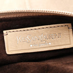 Suede Calfskin Small Hobo Beige
