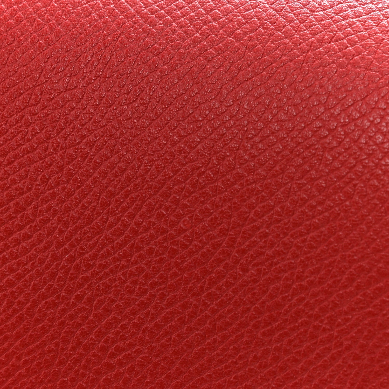Grained Calfskin Small Trotteur Coquelicot