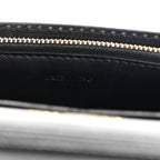 Calfskin J'Adior Wallet on Chain Pouch Black