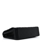 Lambskin Quilted Maxi Single Flap Black
