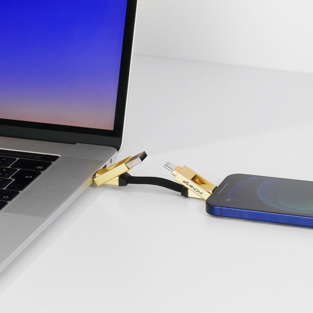 inCharge® 6 - 15W, 6in1 keyring cable