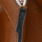 Textured Dollar Calfskin Web Small Diana Tote Bag Cuir Black
