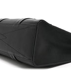 Grained Calfskin LV Aerogram Tote Black
