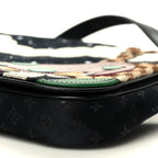 Satin Mini Monogram Conte De Fees Patchwork Musette Black