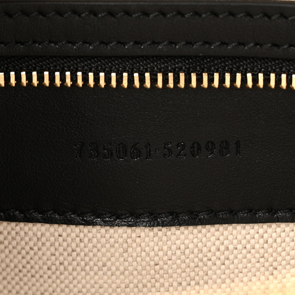 Calfskin GG Matelasse Tote Bag Black