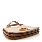 Roxy Calfskin Web Medium Blondie Shoulder Flap Bag Cuir
