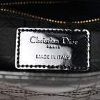 Patent Cannage Mini Lady Dior Black