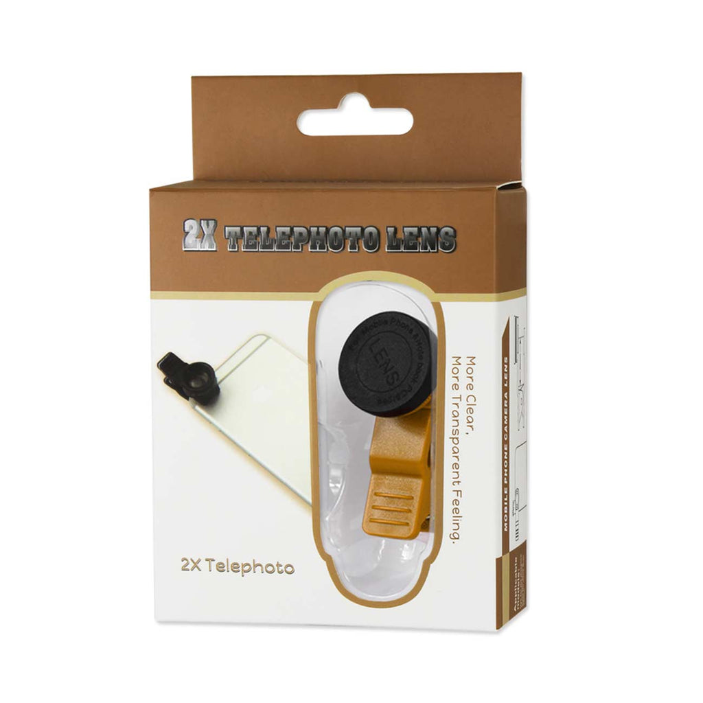 2X Teleconverter Lens Yellow For Iphone 6S/ 7/ 8 / Plus And Smartphones