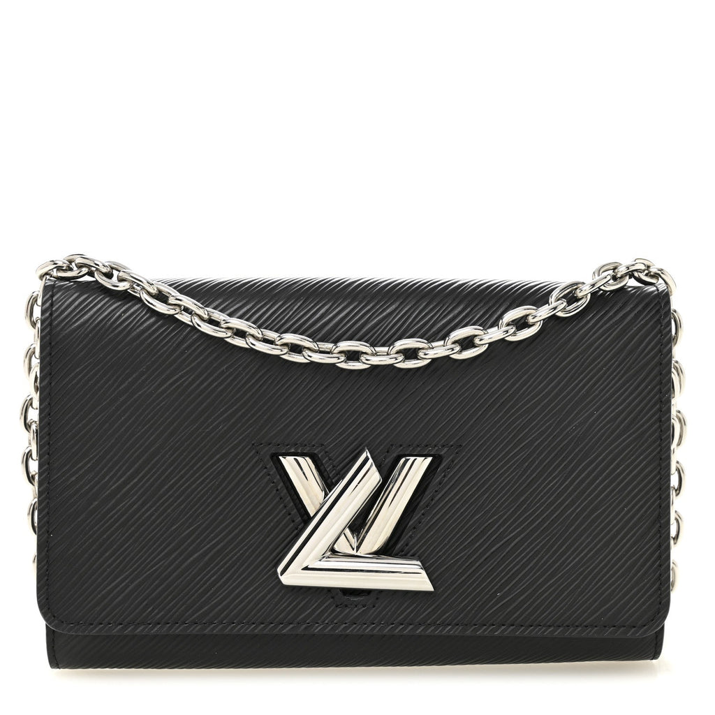 Epi Twist Chain Wallet Black