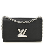 Epi Twist Chain Wallet Black
