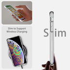 Entronix Case Compatible with iPhone X/XS - [Hard Back] Slim Clear