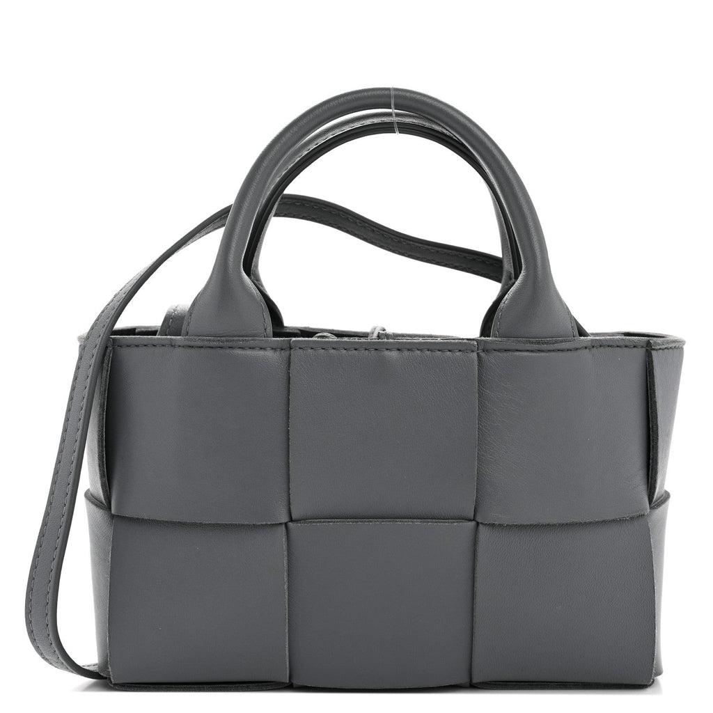 Nappa Maxi Intrecciato Arco Tote Thunder