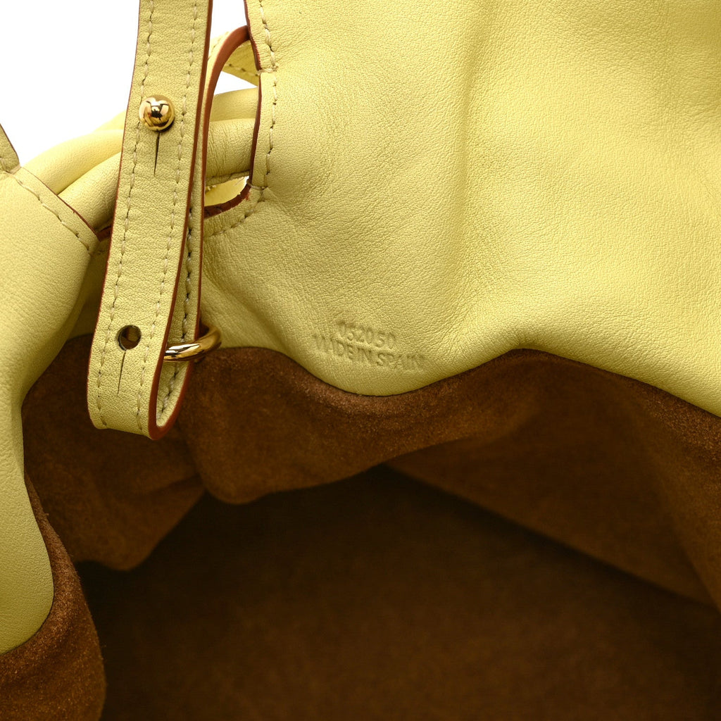 Calfskin Small Flamenco Knot Bag Yellow