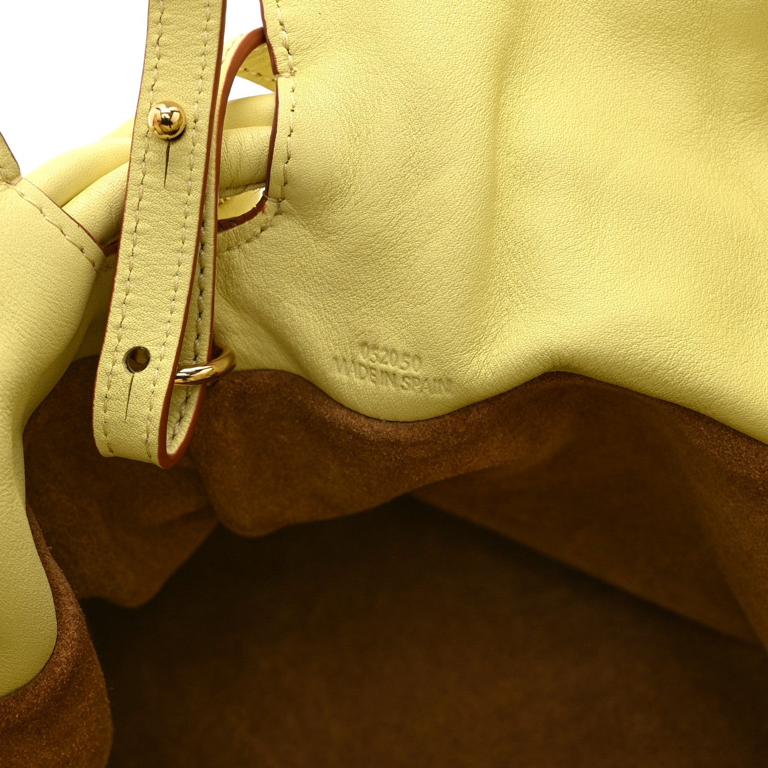 Calfskin Small Flamenco Knot Bag Yellow