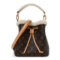 Monogram Shearling Cozygram Neonoe BB