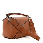 Calfskin Medium Puzzle Bag Tan