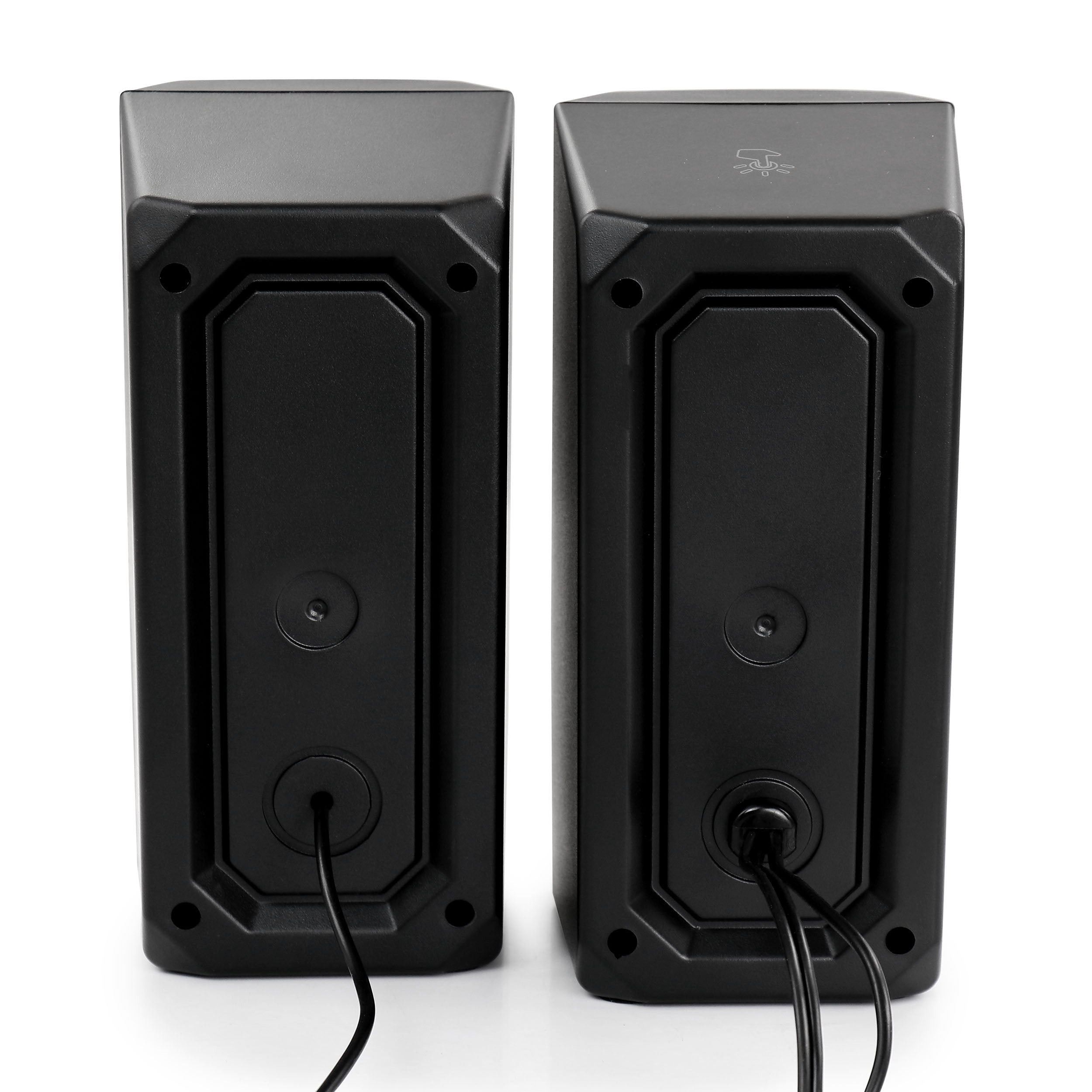 2.0 Computer Gaming Speakers with LED RGB Lights