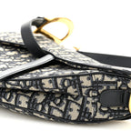 Oblique Saddle Bag Blue