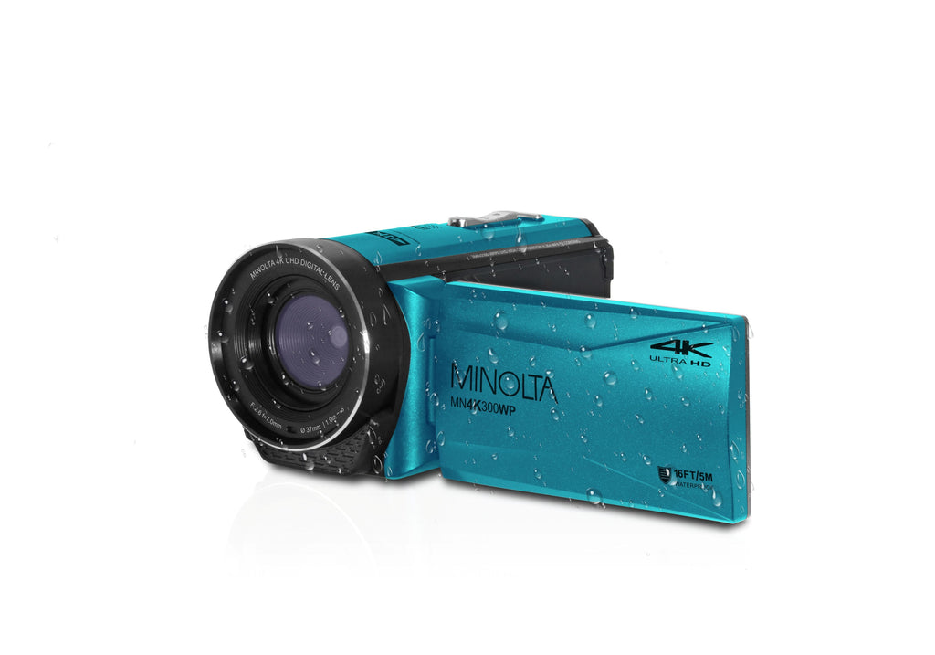 MINOLTA MN4K300WP 4K Ultra HD / 56 MP Waterproof Camcorder