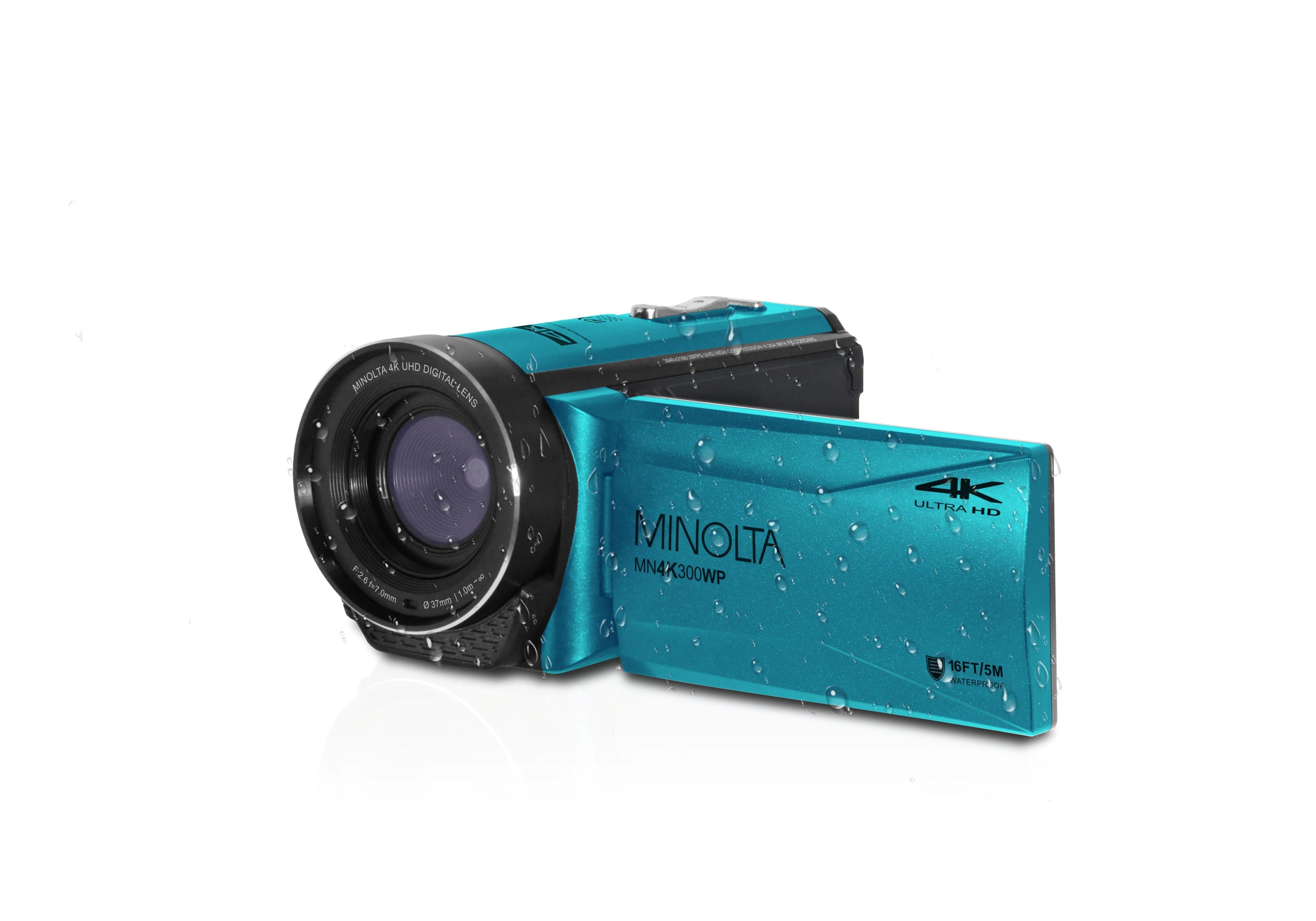 MINOLTA MN4K300WP 4K Ultra HD / 56 MP Waterproof Camcorder