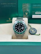 Rolex Steel Submariner Date - The Starbucks - Green Bezel MK1 - Black Dial - 126610LV