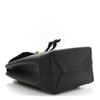 Calfskin Lockme Mini Backpack Black