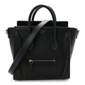Smooth Calfskin Nano Luggage Black