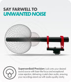 Movo X3-II 11-inch XLR Supercardioid Shotgun Condenser Microphone for Camera