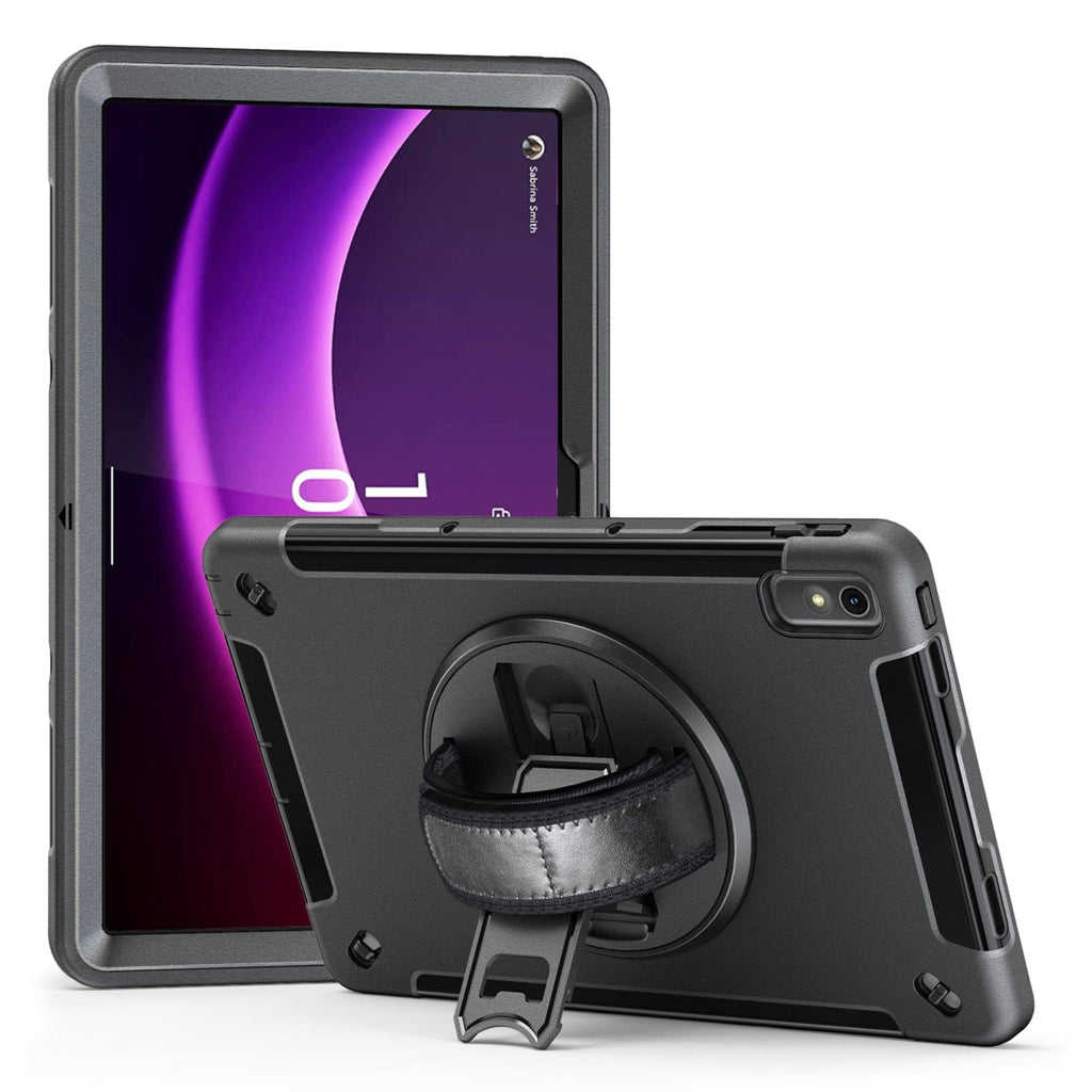 SAHARA - Protection Hand Strap Series Case for Lenovo Tab P11 (Gen 2) - Black