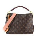 Monogram Beaubourg Hobo Mini Bordeaux Red Peach Safran Blue Jean Blue