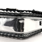 Mirror Calfskin Small Rockstud23 Shoulder Bag Silver