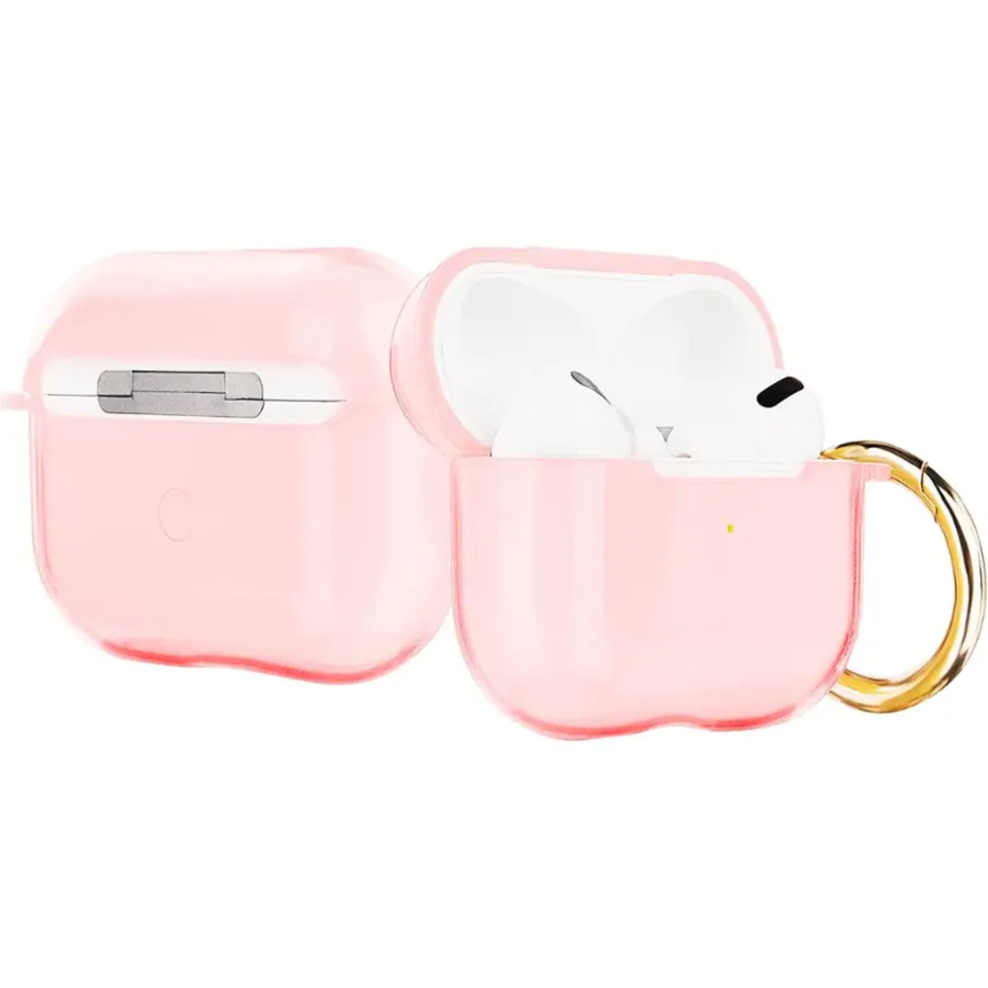 SAHARA - Hybrid Flex Series Case for Apple AirPods 3 (3rd Generation) - Transparent Pink