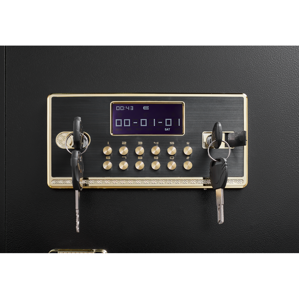Streamdale Security Electronic Steel Home Safe with Digital Lock and Smart Alert System