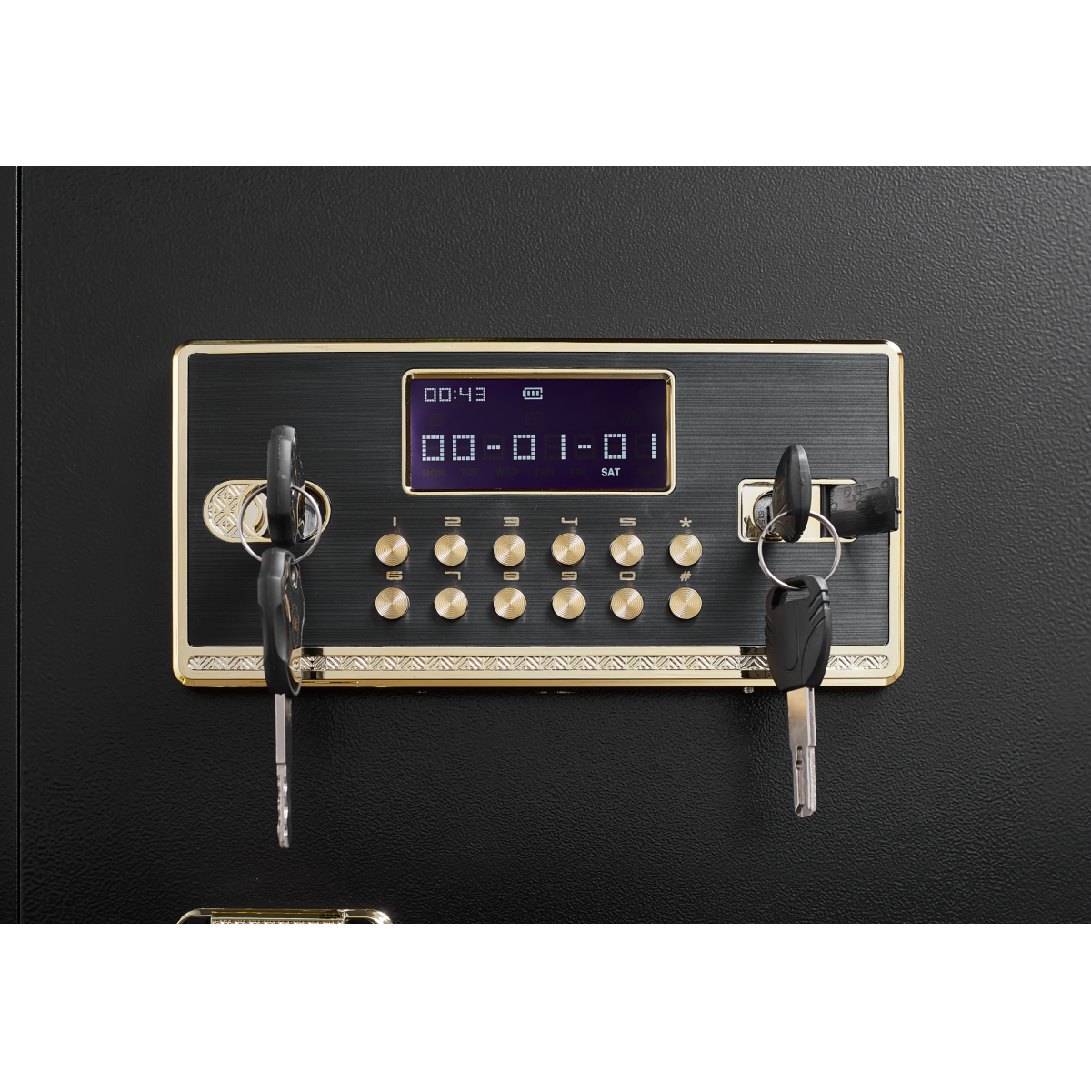 Streamdale Security Electronic Steel Home Safe with Digital Lock and Smart Alert System