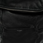 Canvas Calfskin Sid Backpack Black