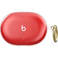 SAHARA - Hybrid Flex Case for Beats by Dr. Dre - Beats Studio Buds and Buds+ - Transparent Pink