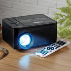 150" Home Theater 720P LCD Projector with Built-In DVD Player