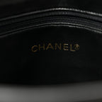 Lambskin Triple CC Shoulder Bag Black