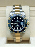 Rolex Steel and Gold Rolesor Submariner Date  - Black Dial - 116613LN