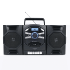 Portable CD & Cassette Stereo Boombox with AMFM Radio