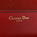 Calfskin J'Adior Chain Flap Bag Red