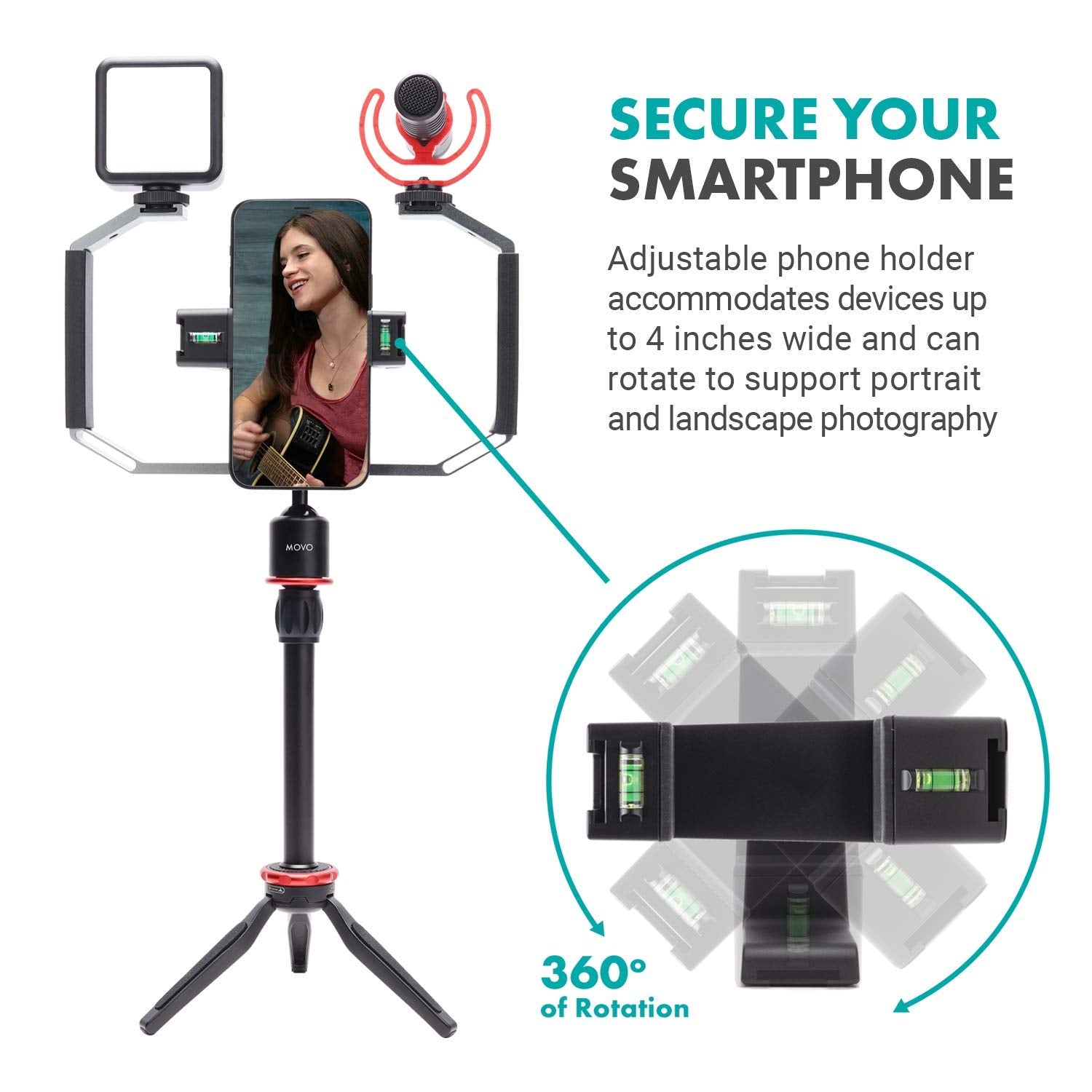 Movo iVlog3 Video Bundle for iPhone (Lightning)