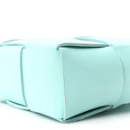 Grained Calfskin Maxi Intrecciato Mini Arco Tote Pale Blue
