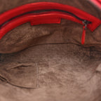 Nappa Intrecciato Nodini Crossbody Messenger Red