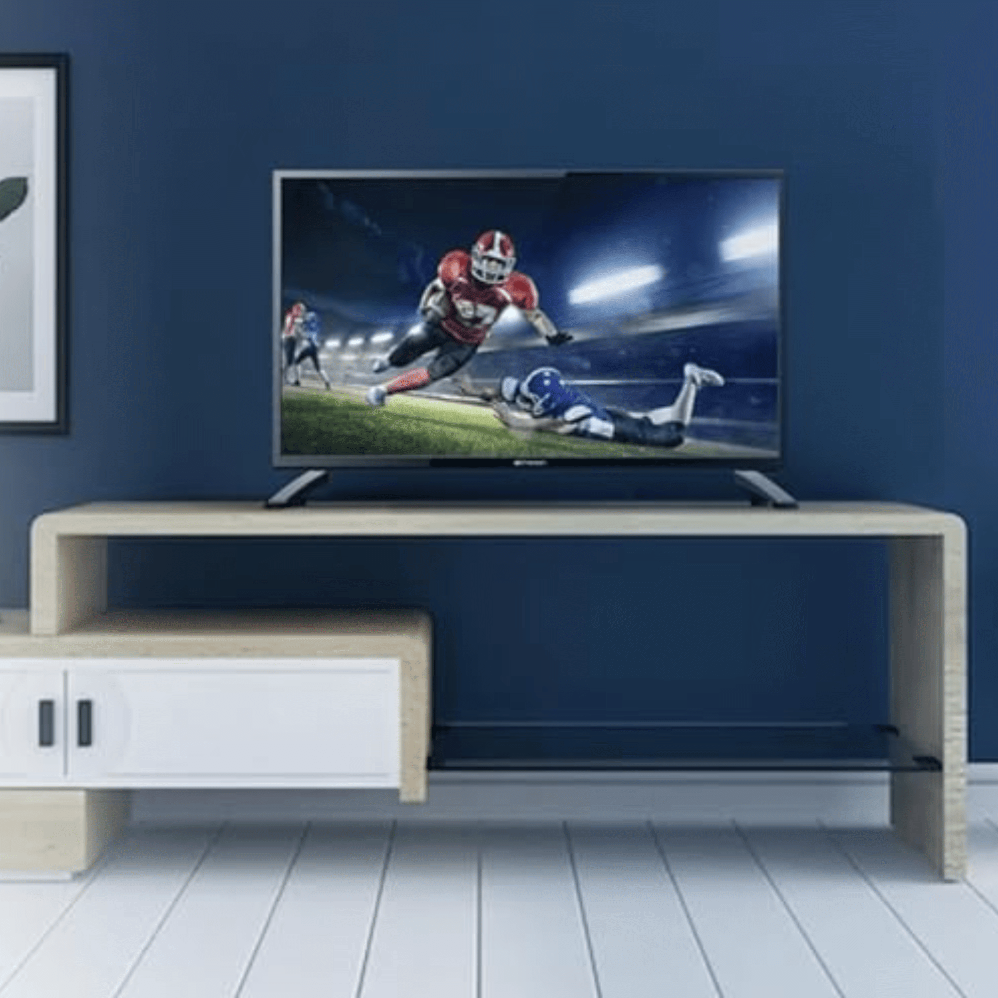 24" Class Smart HD LED Television with DVD Player and 12V DC Car Adapter