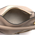 Grained Calfskin Small Puzzle Bag Sand