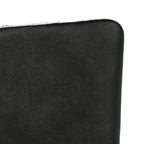 Lambskin Quilted Flap Clutch Black