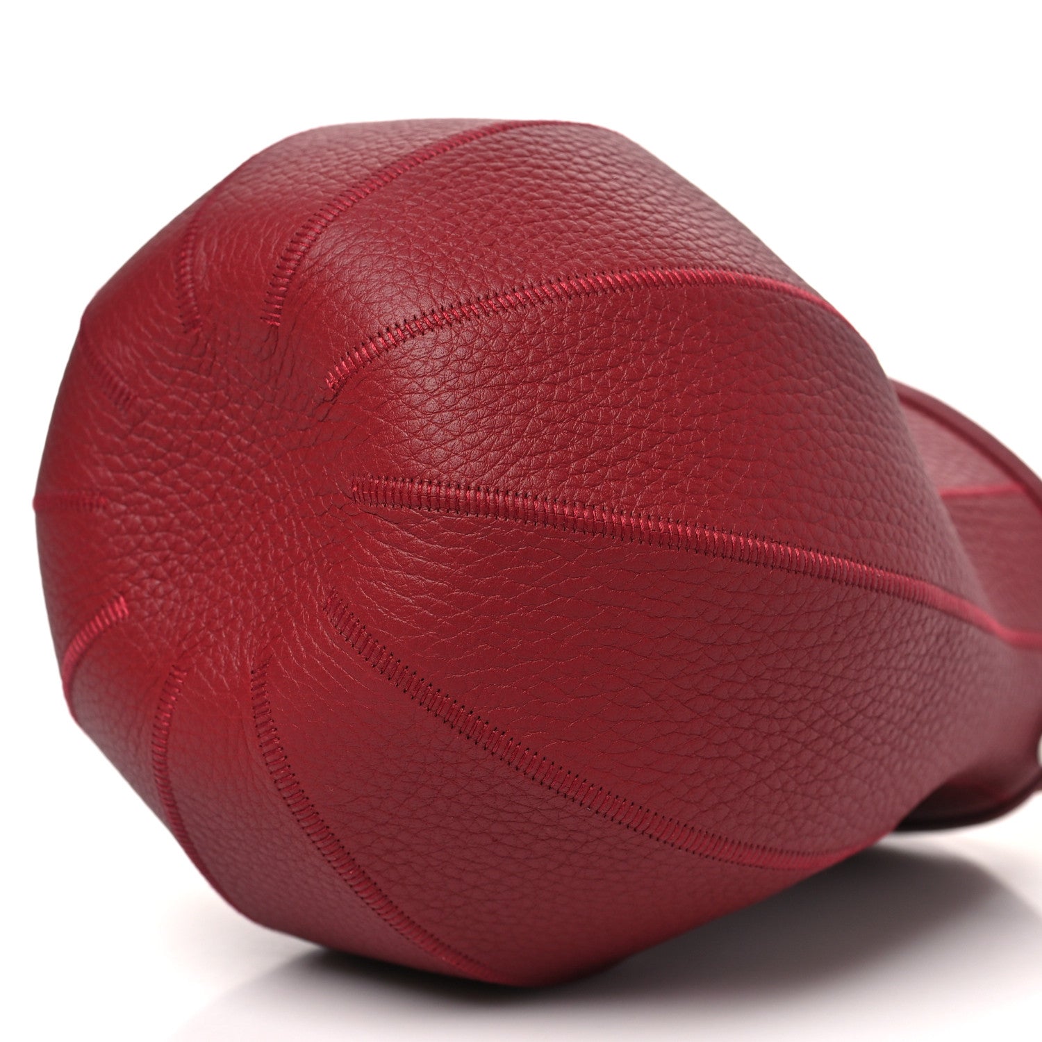 Taurillon Clemence Petit H Bitter Apple Bag Rouge H